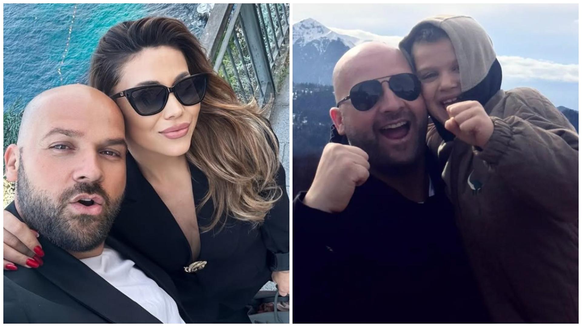 Colaj cu Andrei Ștefănescu alături de iubita lui și Ayan, fiul său din fosta căsnicie