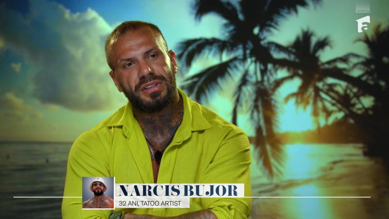 Reacția lui Narcis Bujor după ce a fost comparat cu Teo Costache. Ce relație au cele două ispite masculine de la Insula Iubirii