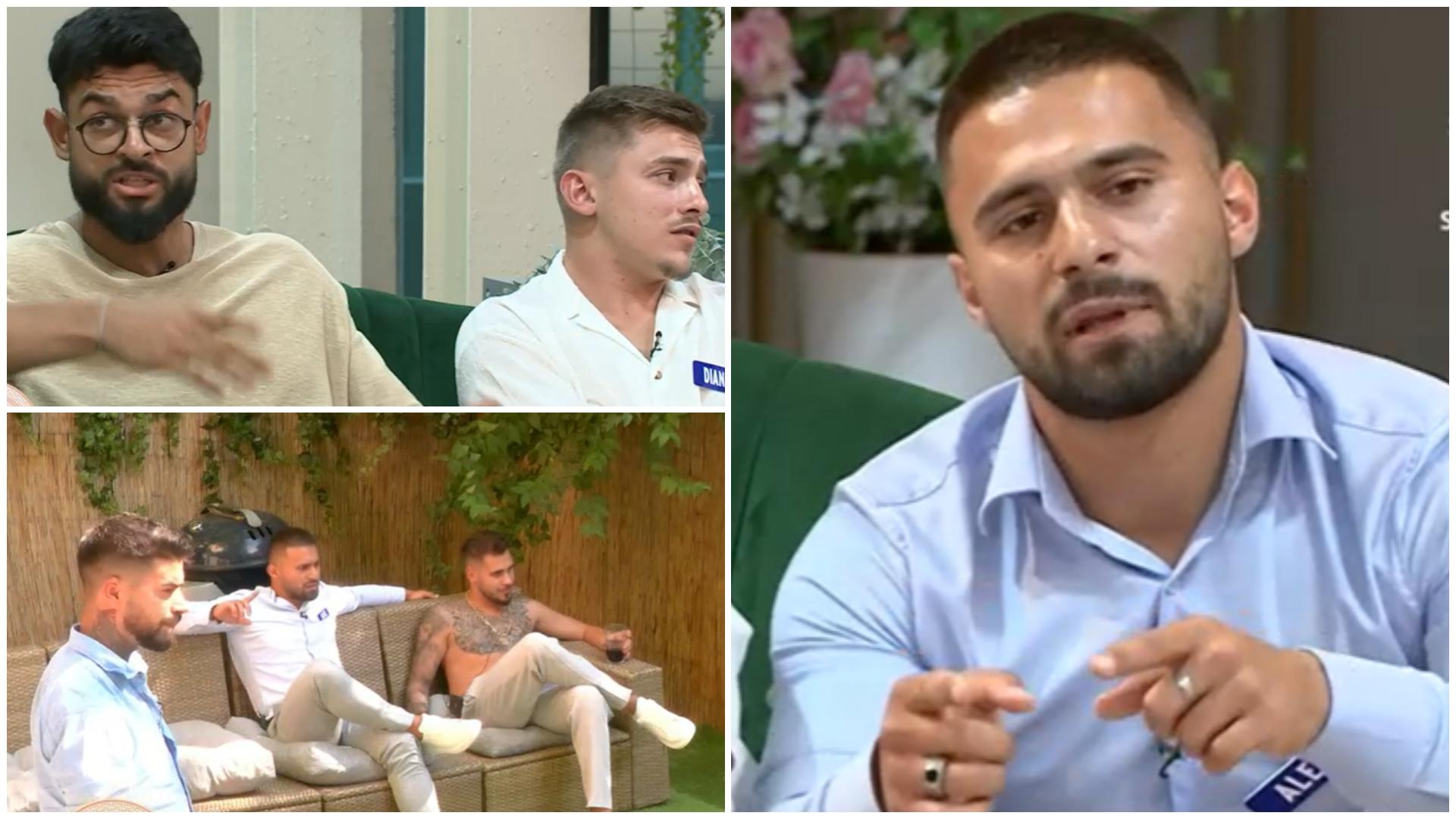 Mireasa sezonul 12. O glumă a lui Dian a iscat un conflict în casa băieților. Alex: „Nu am venit aici să vă iau la jignit”