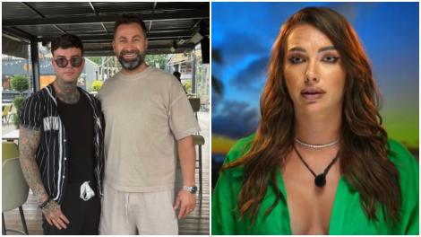 Iustina și Cornel Luchian, întâlnire surpriză cu George Jaguarul și o altă ispită de la Insula Iubirii. Cum s-au pozat în mulțime