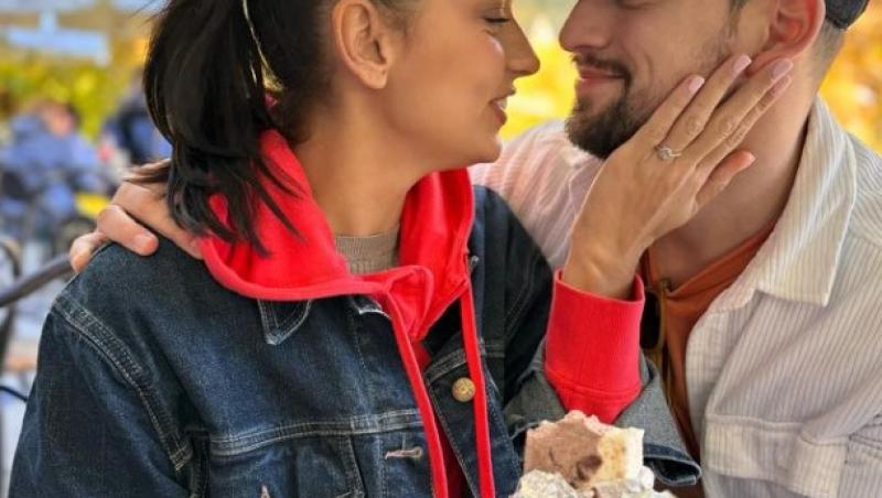 Oana și Vlad Gherman, nași de cununie. Ce ținute au purtat și cine sunt finii lor 