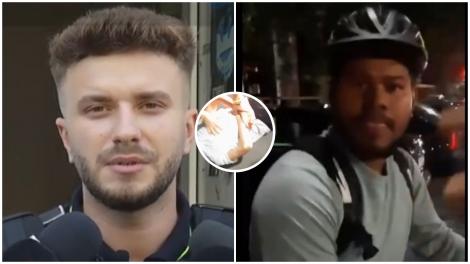Ce recompensă a primit polițistul care l-a imobilizat pe tânărul năpustit asupra livratorului din Bangladesh. Nimeni nu se aștepta
