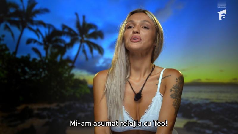 Ce a făcut Ella Vișan cu ghirlanda pe care a primit-o de la Teo Costache după Insula Iubirii. Simbolul atracției încă rezistă