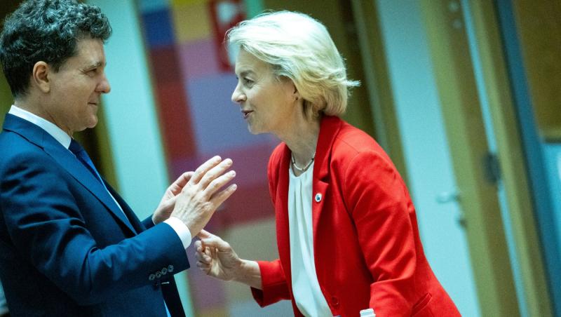 Primele imagini cu Ursula von der Leyen în România. Incidentul care a avut loc fix înainte de aterizarea aeronavei sale