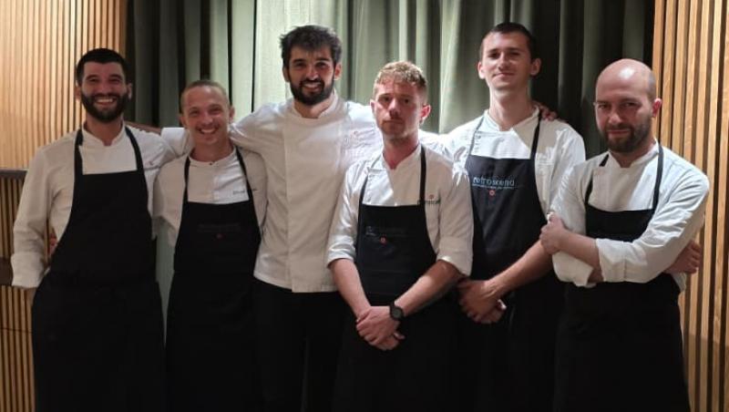 Claudiu Gherguț, câștigătorul sezonului 15 Chefi la cuțite, s-a alăturat echipei de la Retroscena, restaurantul lui Chef Richard