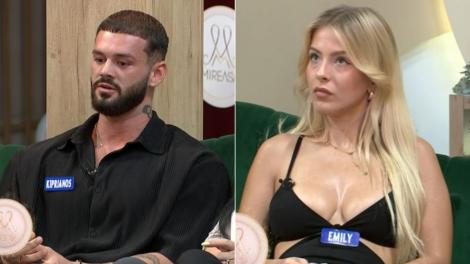 Mireasa sezonul 12. Kiprianos i-a închis ușa în nas lui Emily și a lăsat-o pe terasă, după ce ea i-a propus să discute afară