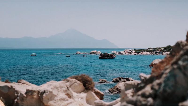 Imagini superbe de la filmările cărților de vizită din sezonul 12 Mireasa. Concurenții au rămas cu Halkidiki în suflet