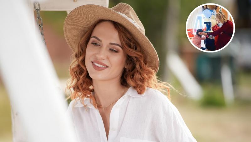 Michaela Prosan și fiul său