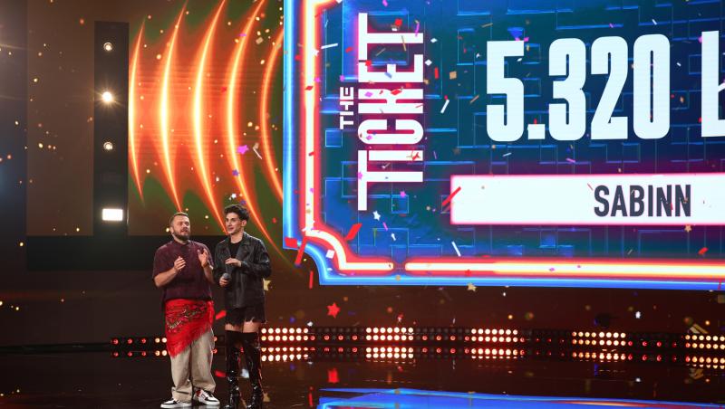 The Ticket, 13 septembrie 2025. Ce s-a întâmplat în a doua ediție a talent show-ului. Sumele obținute de concurenți