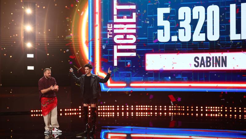 The Ticket, 13 septembrie 2025. Ce s-a întâmplat în a doua ediție a talent show-ului. Sumele obținute de concurenți