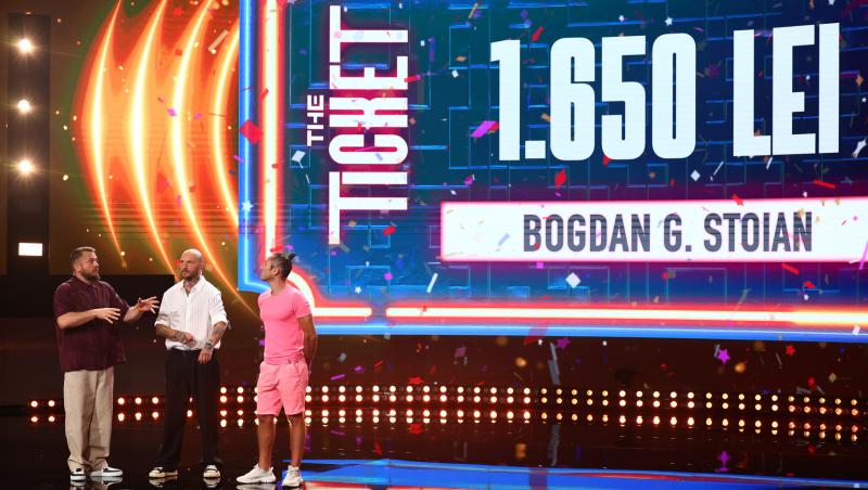 The Ticket, 13 septembrie 2025. Ce s-a întâmplat în a doua ediție a talent show-ului. Sumele obținute de concurenți