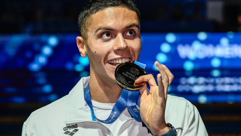 Iubita lui David Popovici, mișcări senzuale alături de o altă fată, pe scenă. Cum a apărut Taisia Nițuleasa la un eveniment