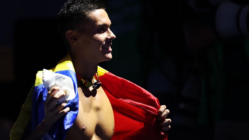 Ce salariu are David Popovici. Olimpicul este legitimat la Clubul Sportiv Dinamo din 2021: „Nu are cum să ia mai mult”