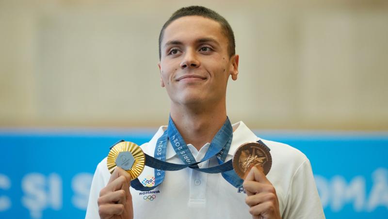 Ce salariu are David Popovici. Olimpicul este legitimat la Clubul Sportiv Dinamo din 2021: „Nu are cum să ia mai mult”