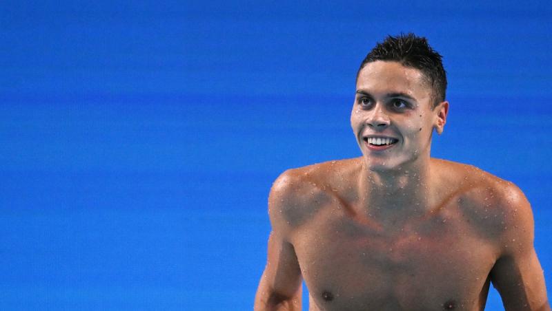 Ce salariu are David Popovici. Olimpicul este legitimat la Clubul Sportiv Dinamo din 2021: „Nu are cum să ia mai mult”