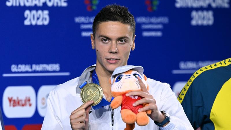 Ce salariu are David Popovici. Olimpicul este legitimat la Clubul Sportiv Dinamo din 2021: „Nu are cum să ia mai mult”