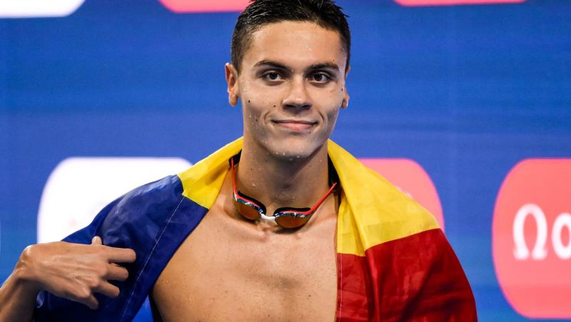 Ce salariu are David Popovici. Olimpicul este legitimat la Clubul Sportiv Dinamo din 2021: „Nu are cum să ia mai mult”