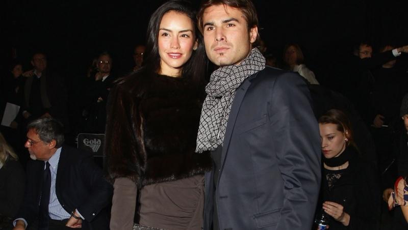 Adrian Mutu alături de fosta lui soție, Consuelo Matos