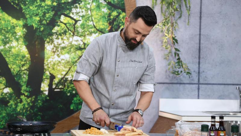 Chef Orlando Zaharia și fiul lui, Andreas, 