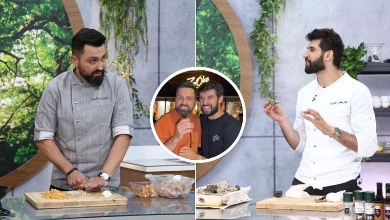 colaj chef orlando zaharia și chef richard abou zaki