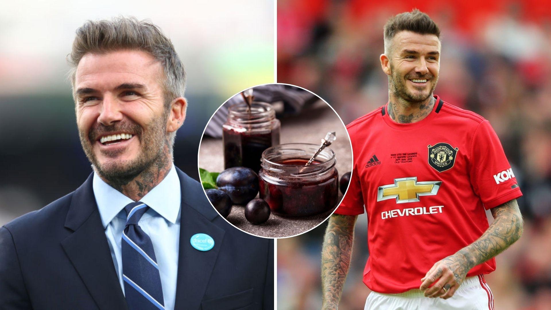 Colaj cu David Beckham și dulceața de prune