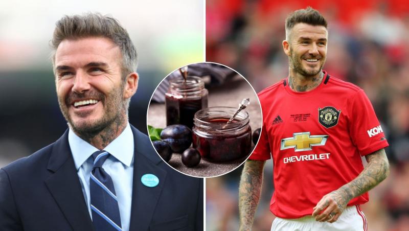 Colaj cu David Beckham și dulceața de prune