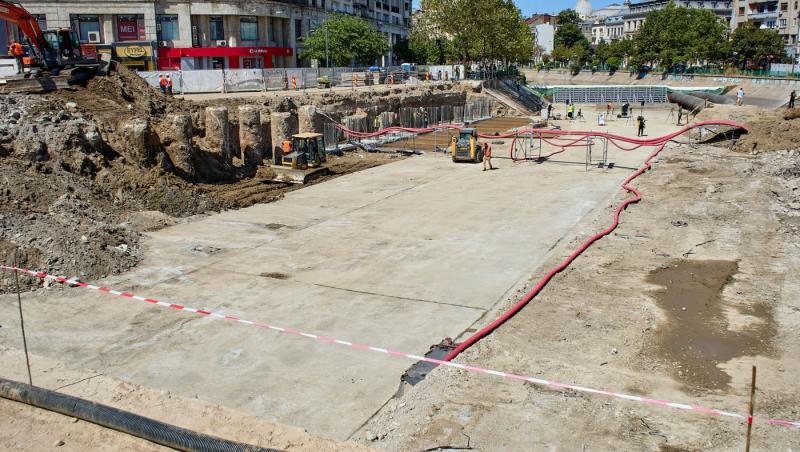Descoperire neașteptată în timpul lucrărilor la Planșeul Unirii. Ce s-a găsit în urma săpăturilor din centrul Capitalei