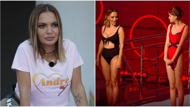 colaj foto andreea antonescu si fiica ei cea mare