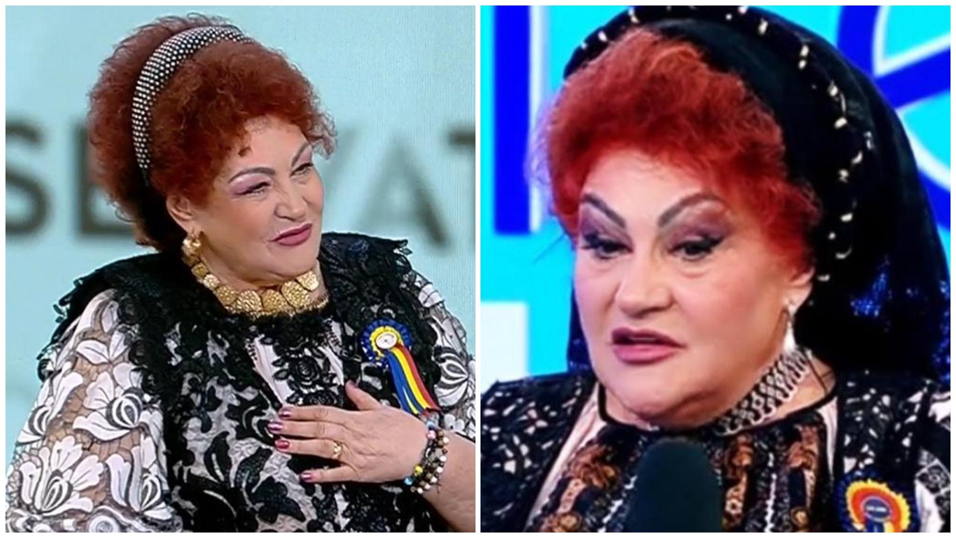 Colaj cu Elena Merișoreanu în două ipostaze diferite