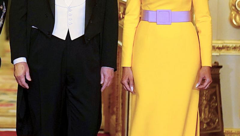 Melania și Donald Trump nu au făcut reverența în fața suveranilor Marii Britanii. De ce cuplul prezidențial a încălcat protocolul