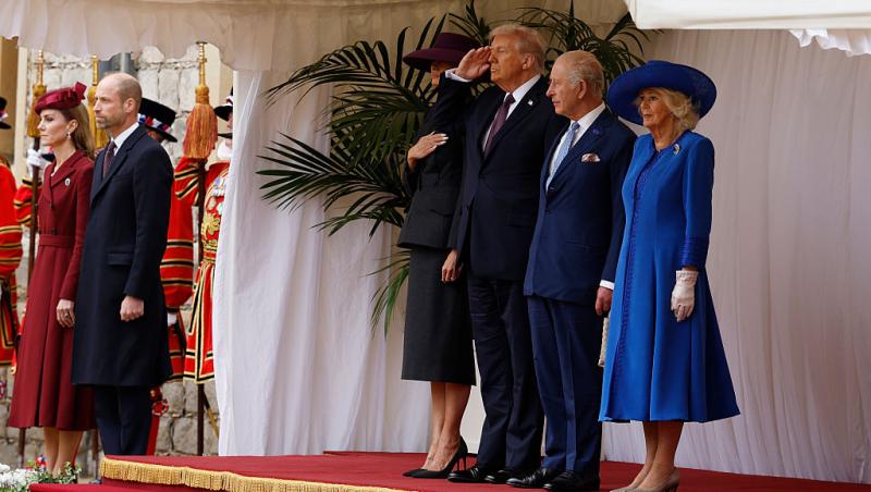 kate middleton, prințul william, melania trump, donald trump, regele charles al III-lea, regina camilla