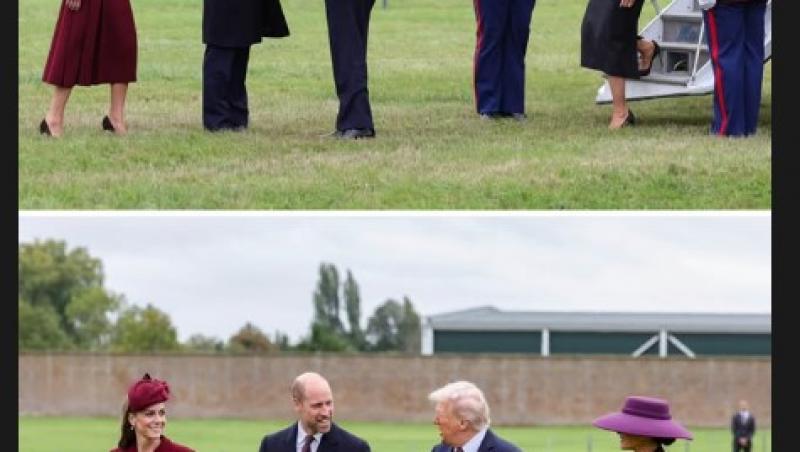 Melania și Donald Trump nu au făcut reverența în fața suveranilor Marii Britanii. De ce cuplul prezidențial a încălcat protocolul