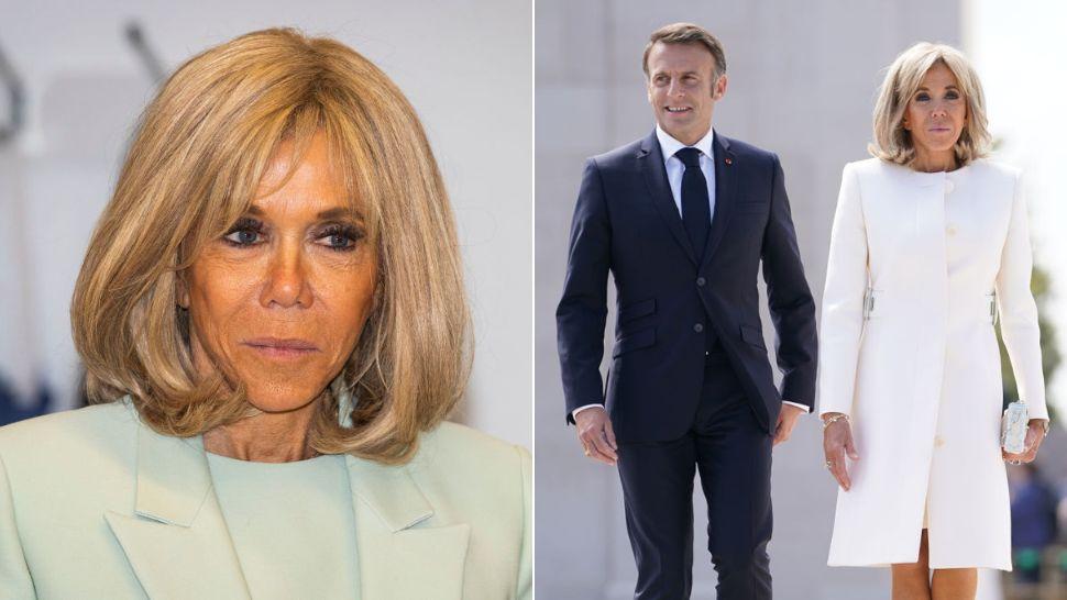 colaj Brigitte și Emmanuel Macron