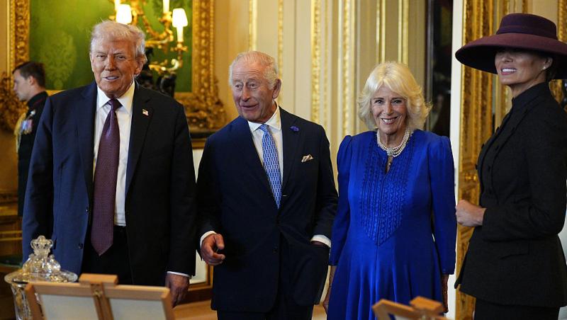 Schimb de cadouri între familia regală britanică și cuplul prezidențial de la Casa Albă.Ce și-au oferit înainte de banchetul regal