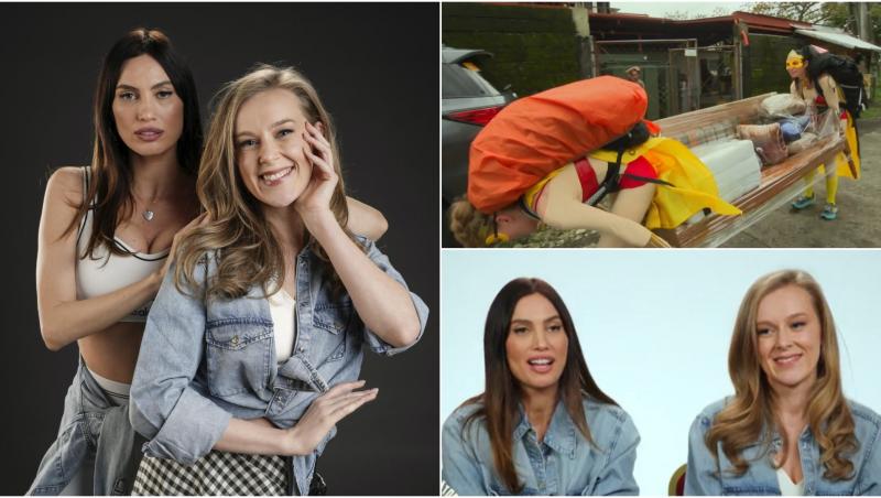 colaj foto Alina Pușcău și Cristina Postu la asia express sezonul 8