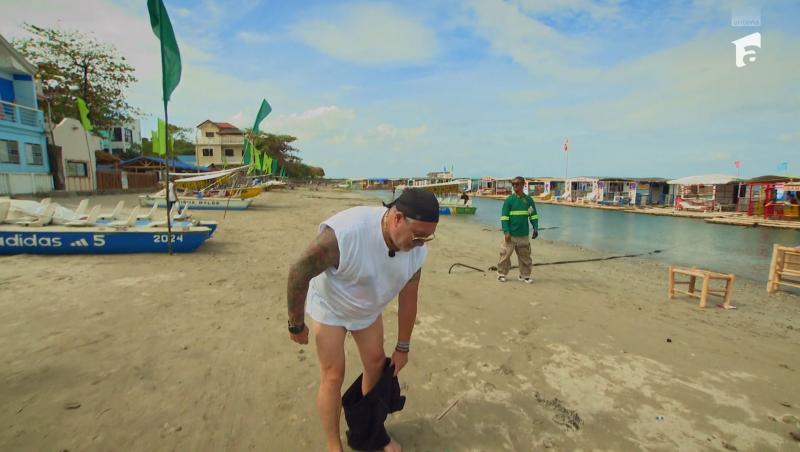 Asia Express sezonul 8, 22 septembrie 2025. Serghei Mizil a renunțat la pantaloni. Reacția neașteptată a Marei Bănică:„Ce corp ai”