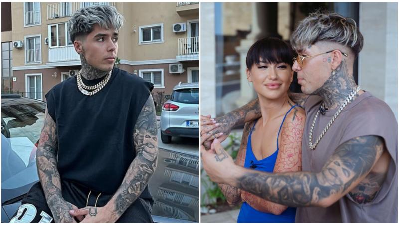 Colaj cu Lino Golden în două ipostaze diferite alături de fosta soție