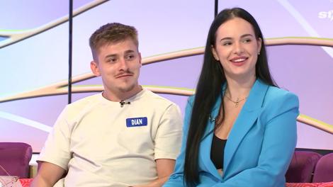 Mireasa, sezon 12. Ce se întâmplă cu relația dintre Dian și Costina, la scurt timp de la plecarea băiatului din competiție