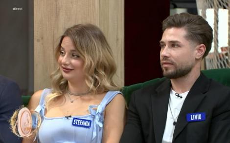 Mireasa sezonul 12. Ștefania a plâns, afectată că Liviu a stat de vorbă cu Emily. Băiatul s-a arătat deranjat de reacția ei