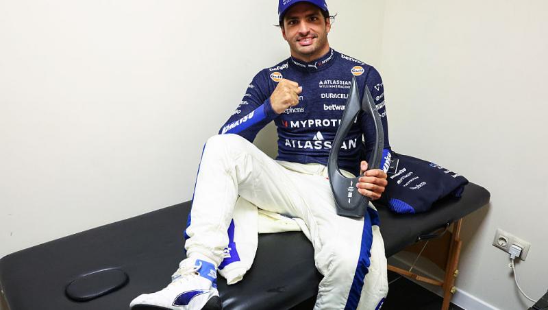 Carlos Sainz, gest de milioane pentru o fetiță. Cum a reacționat micuța când a văzut că pilotul și-a ținut promisiunea în Baku