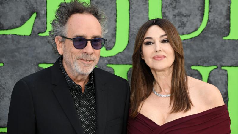 Monica Belluci și Tim Burton s-au despărțit. Ce mesaj au transmis vedetele după doi ani de relație