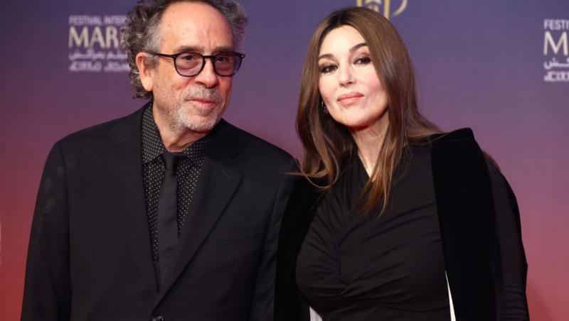 Monica Belluci și Tim Burton s-au despărțit. Ce mesaj au transmis vedetele după doi ani de relație