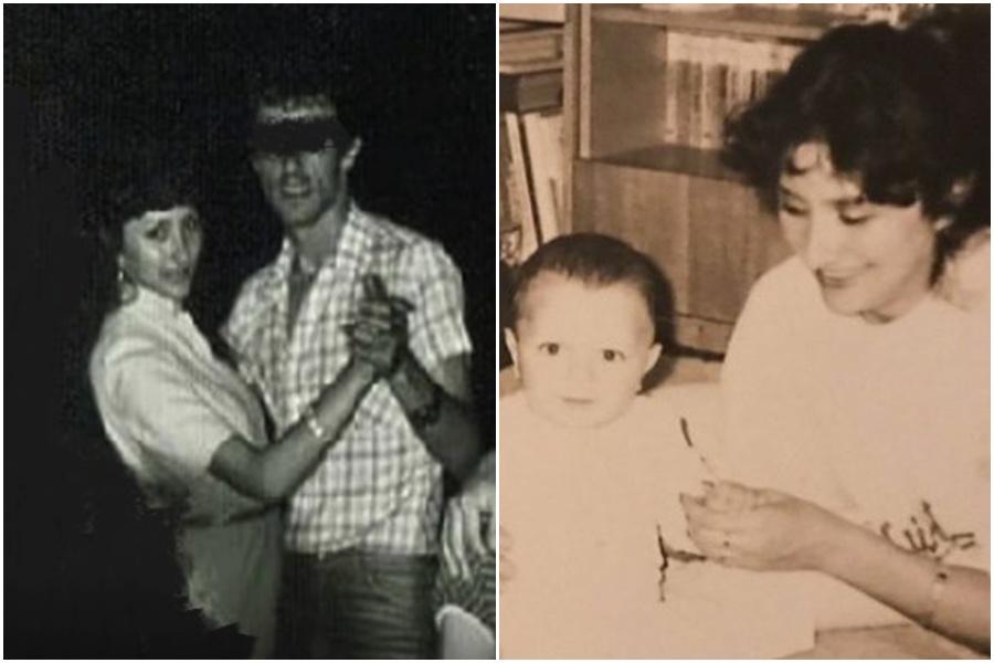 Două imagini cu Viorica Dăncilă în tinerețe