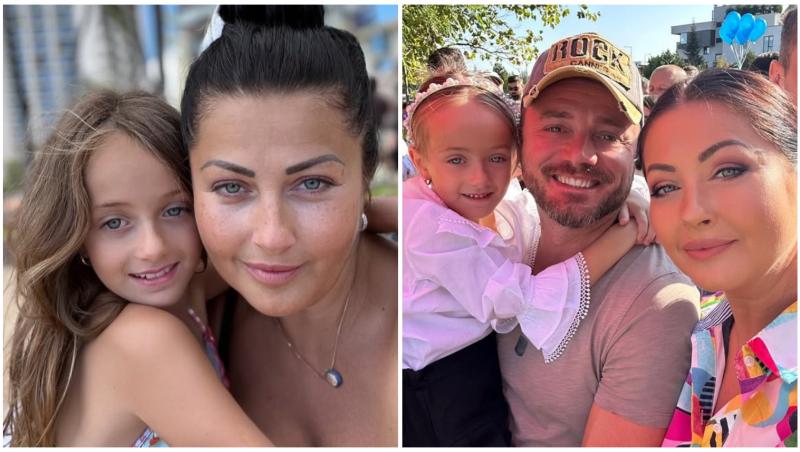 Colaj cu Gabriela Cristea și fiica ei cea mare