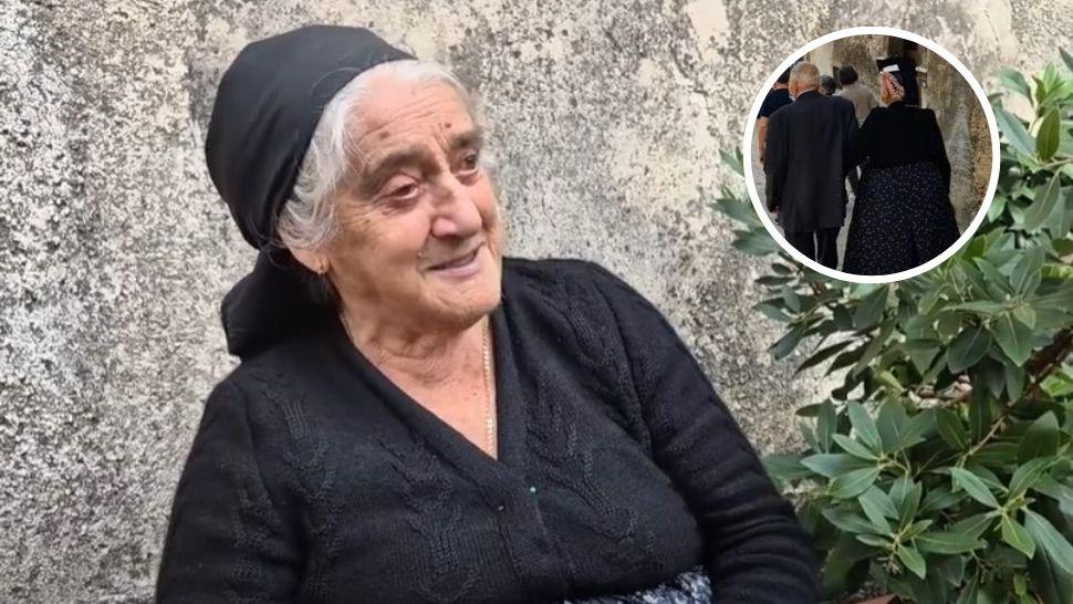 O bunicuță de 94 de ani a devenit virală pe rețelele de socializare. De ce se îngrămădesc turiștii să facă poze cu ea | VIDEO