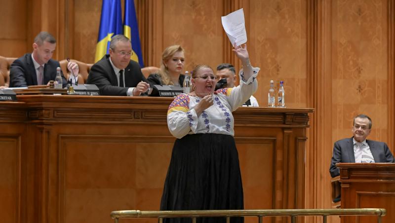 Diana Șoșoacă, acuzată pentru 11 infracțiuni. Parchetul General cere ridicarea imunității de europarlamentar
