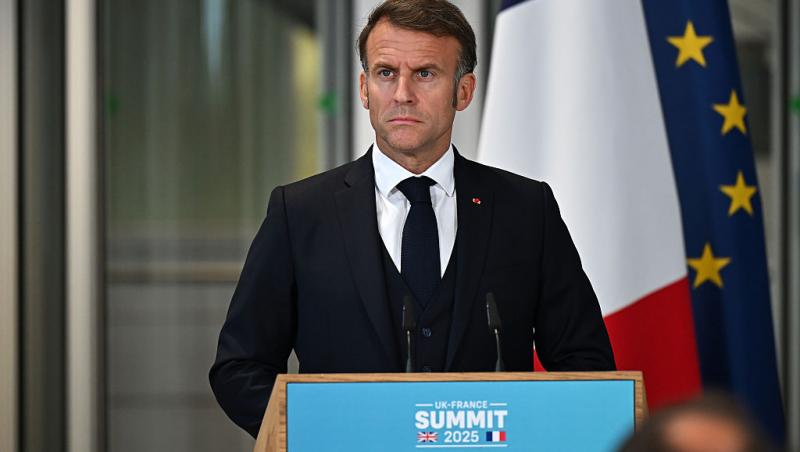 Emmanuel Macron, blocat de coloana oficială a lui Donald Trump. Cum a reacționat președintele francez | VIDEO