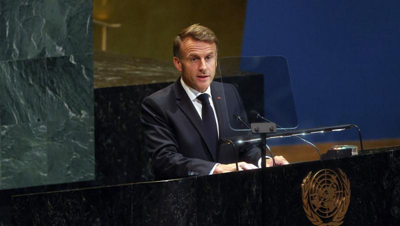 Emmanuel Macron, blocat de coloana oficială a lui Donald Trump. Cum a reacționat președintele francez | VIDEO