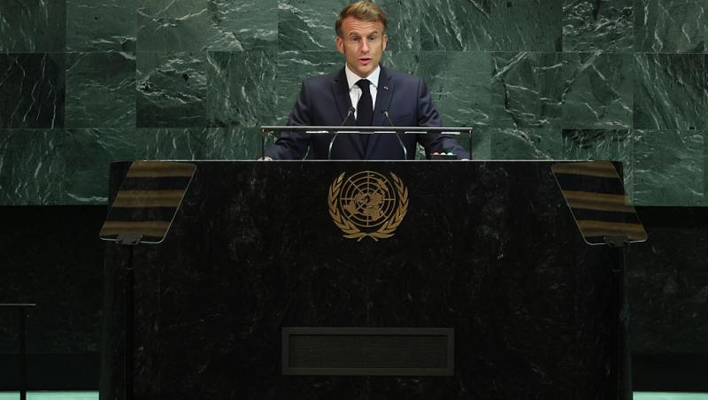 Emmanuel Macron, blocat de coloana oficială a lui Donald Trump. Cum a reacționat președintele francez | VIDEO