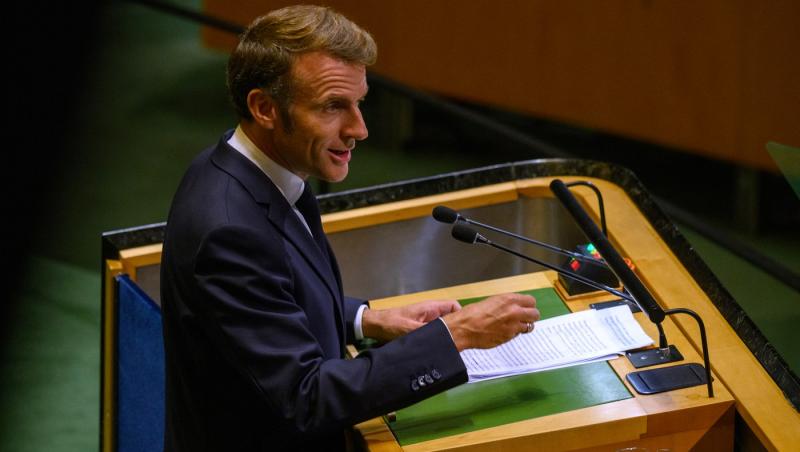 Emmanuel Macron, blocat de coloana oficială a lui Donald Trump. Cum a reacționat președintele francez | VIDEO